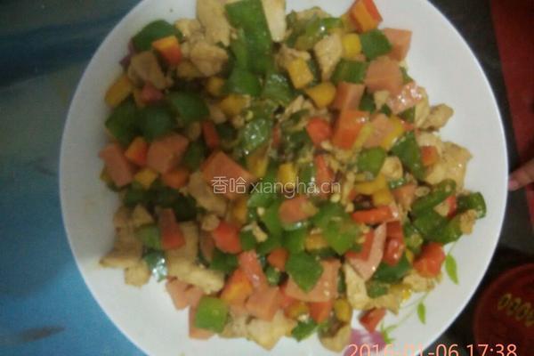 五彩鸡胸肉的做法图解11