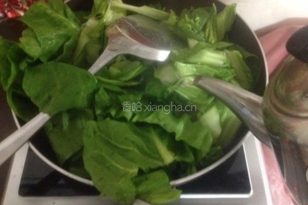 带汤厚合炒荞头的做法图解6