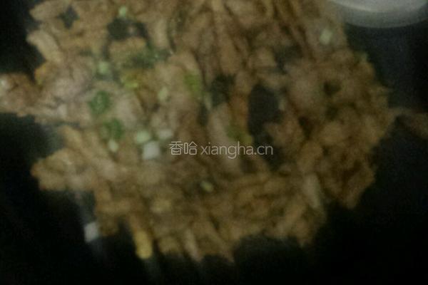 莴笋炒肉的做法图解4