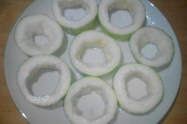 瘦肉香菇酿节瓜的做法图解4