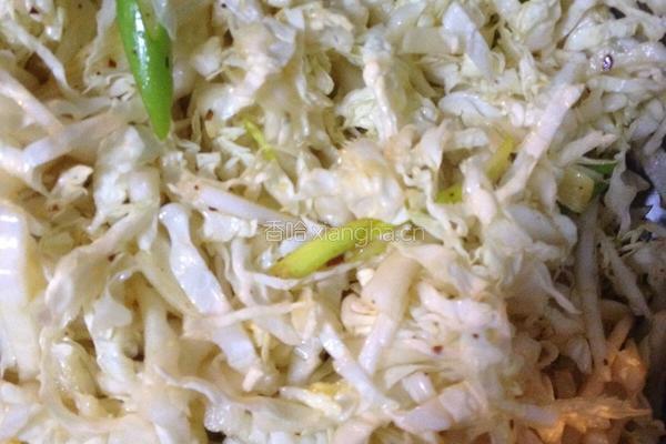 白菜拌牛肉的做法图解3