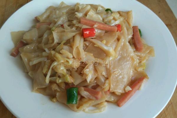 炒面片的做法图解9