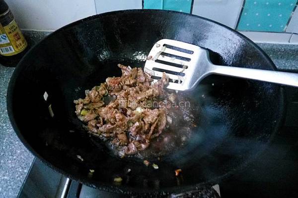 雪里蕻炒豆腐的做法图解5