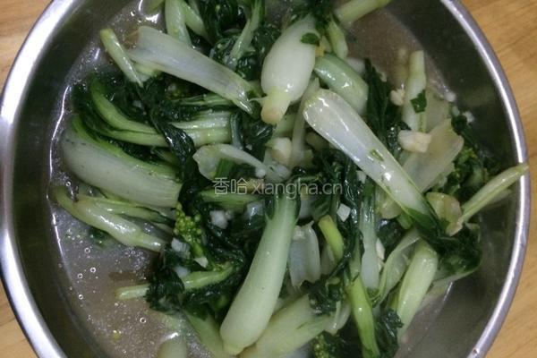 蒜蓉小白菜的做法图解7