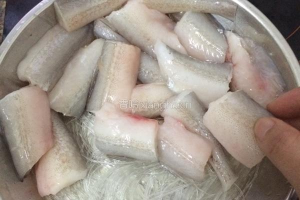 粉丝蒸九肚鱼的做法图解5
