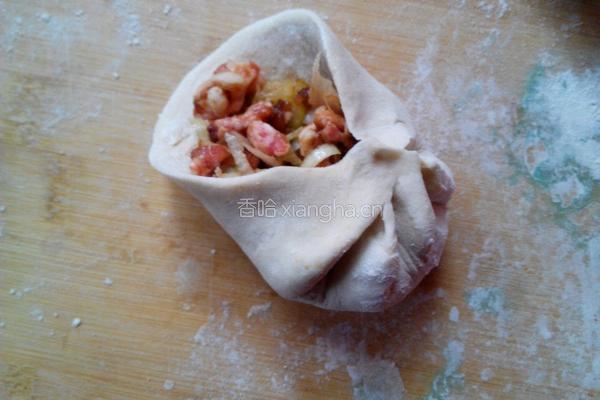 烫面香葱猪肉饼的做法图解7