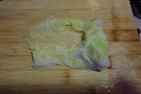 白菜肉卷的做法图解5
