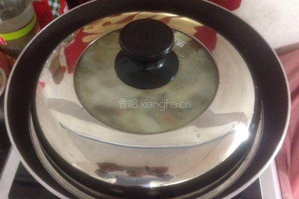 白茄子焖黄豆腐的做法图解10