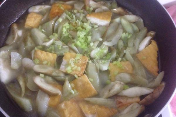 白茄子焖黄豆腐的做法图解14