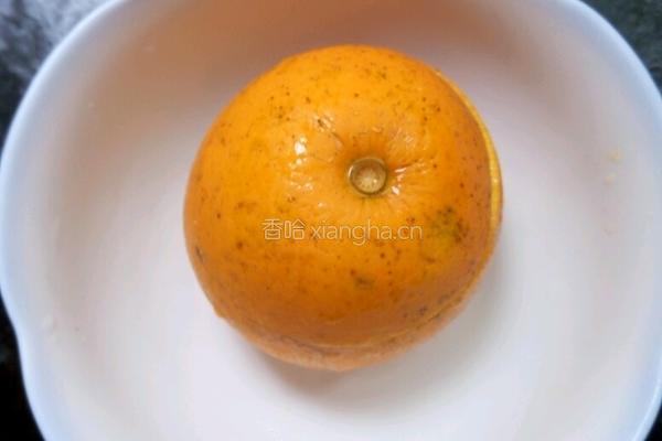 治感冒咳嗽喉咙痛，咽干咽不下口水，就蒸橙子吃的做法图解5