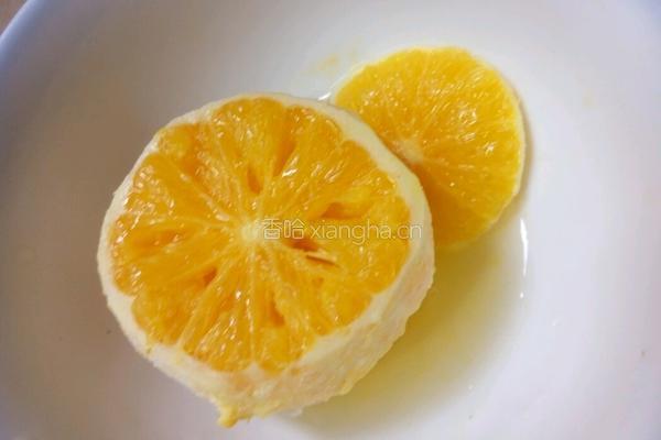 治感冒咳嗽喉咙痛，咽干咽不下口水，就蒸橙子吃的做法图解7