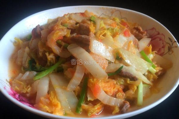 炝炒白菜的做法图解6