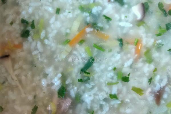 香菇瘦肉粥的做法图解7