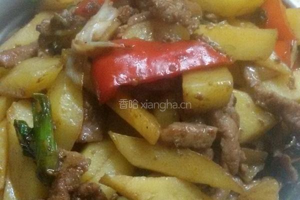 土豆炒牛肉的做法图解5