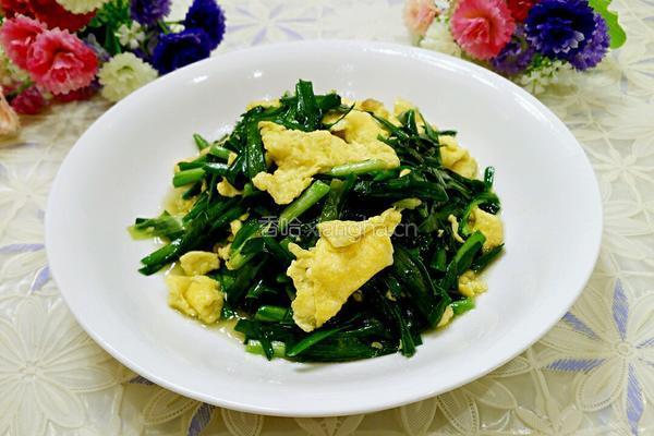 韭菜炒鸡蛋的做法图解9