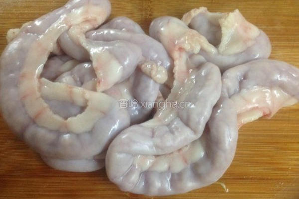 咸菜炒粉肠的做法图解2