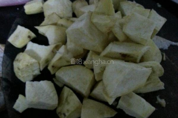 芋头地瓜甜汤的做法图解2