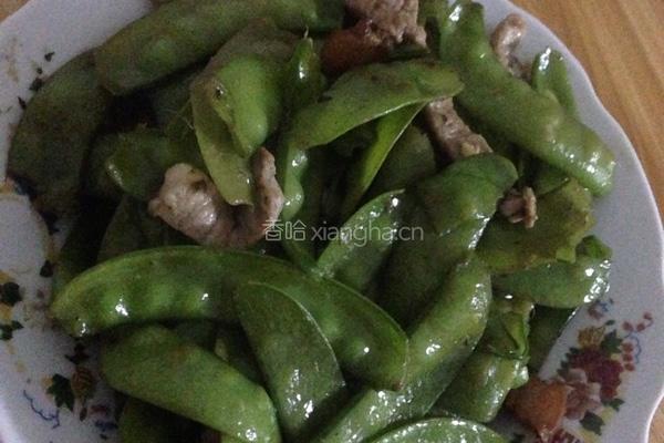荷兰豆炒肉片