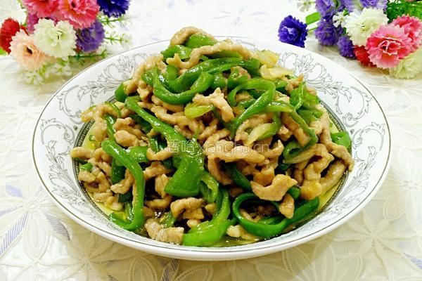  青椒炒肉丝的做法图解13