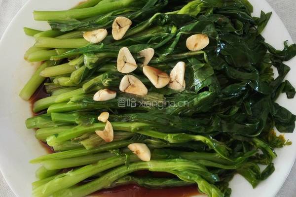 清灼油菜苔的做法图解4