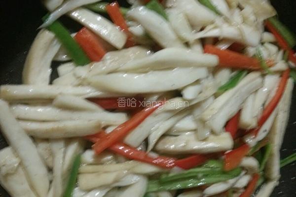 素炒手撕杏鲍菇的做法图解5