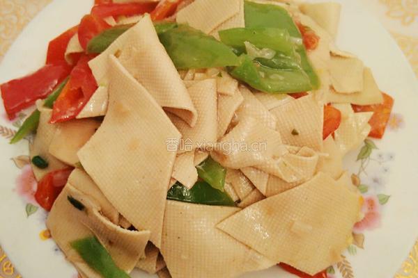 尖椒豆腐皮的做法图解12