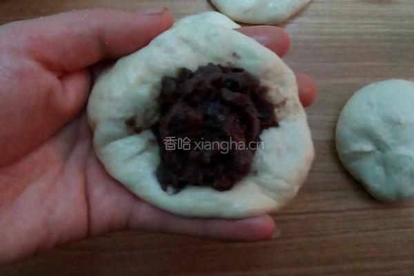 发面豆沙饼的做法图解4