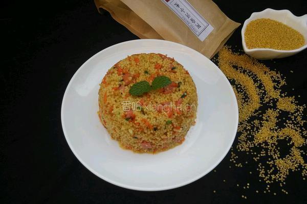小米炒饭的做法图解8