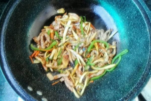干煸杏鲍菇的做法图解5