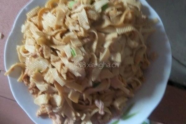 千张肉丝的做法图解6