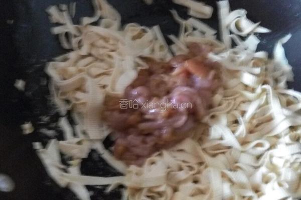 千张肉丝的做法图解4