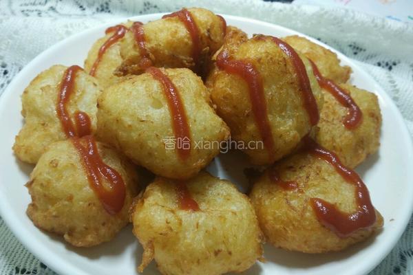酥香萝卜球