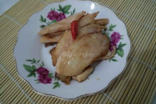 香煎鸡胸肉的做法图解5