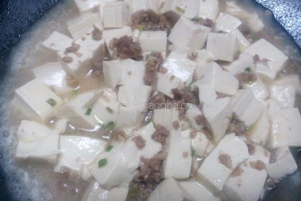 肉沫豆腐的做法图解6