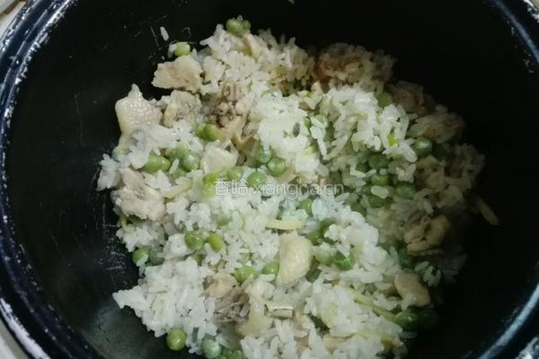 碗豆鸡肉饭的做法图解8