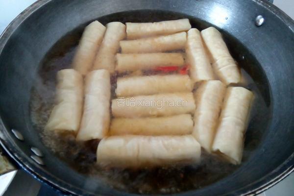 千张裹肉的做法图解9