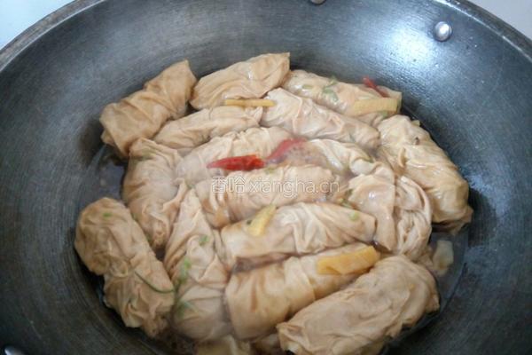 千张裹肉的做法图解10
