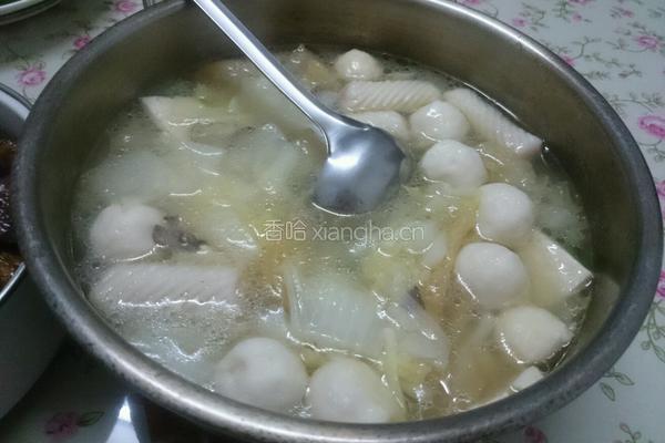 菌菇鱼丸汤的做法图解5