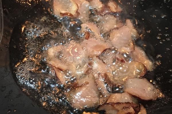 折耳根炒腊肉的做法图解8