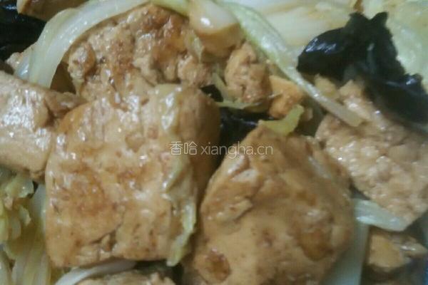 白菜炖豆腐