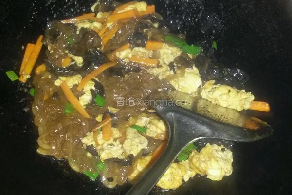 粉丝炒鸡蛋的做法图解5