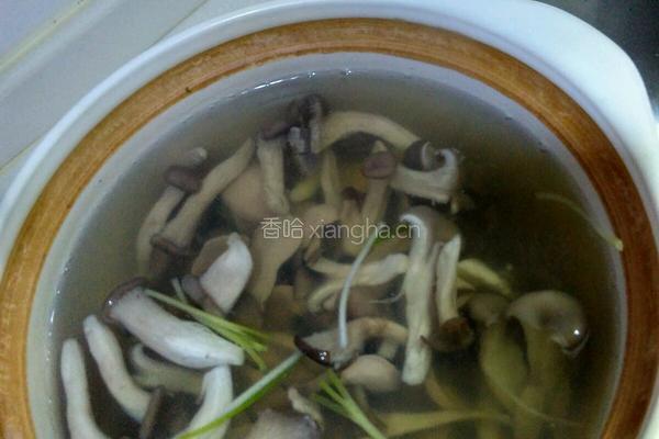 鸡菇腰片汤的做法图解4