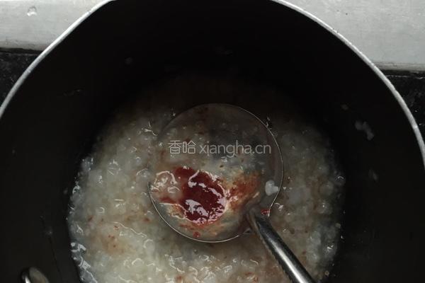 宝宝猪肝粥的做法图解1