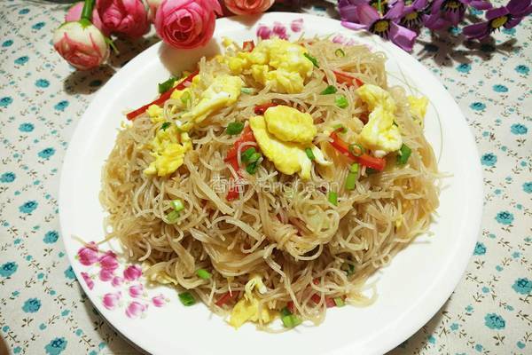 鸡蛋炒米粉的做法图解10