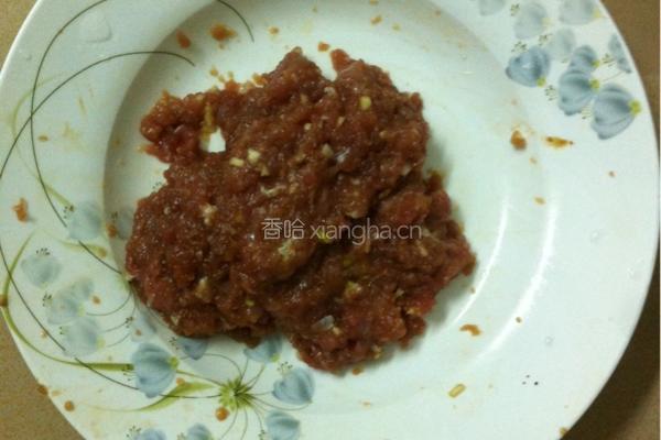 蒸肉酿豆腐的做法图解3