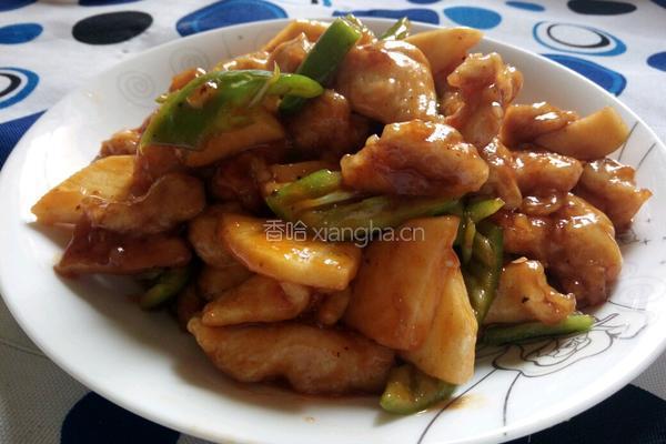 甜辣茄汁鸡片的做法图解7