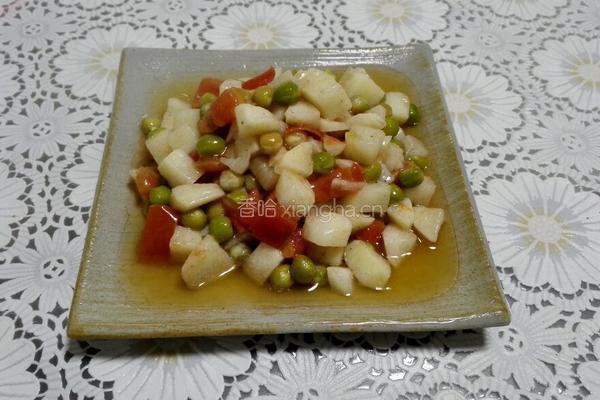 番茄豌豆山药丁