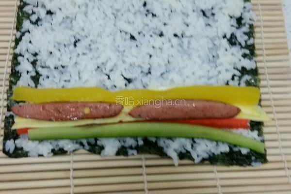 紫菜包饭的做法图解4