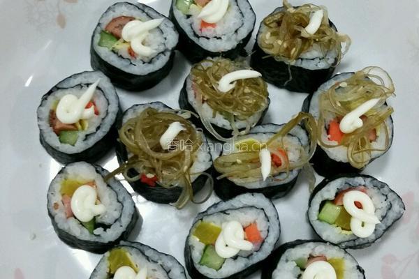 紫菜包饭的做法图解8