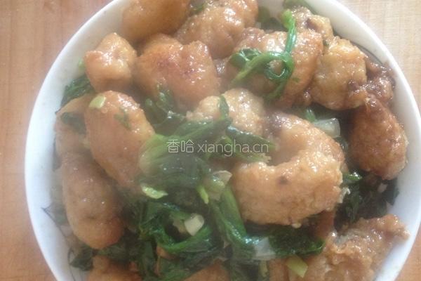 菠菜烧丸子的做法图解5